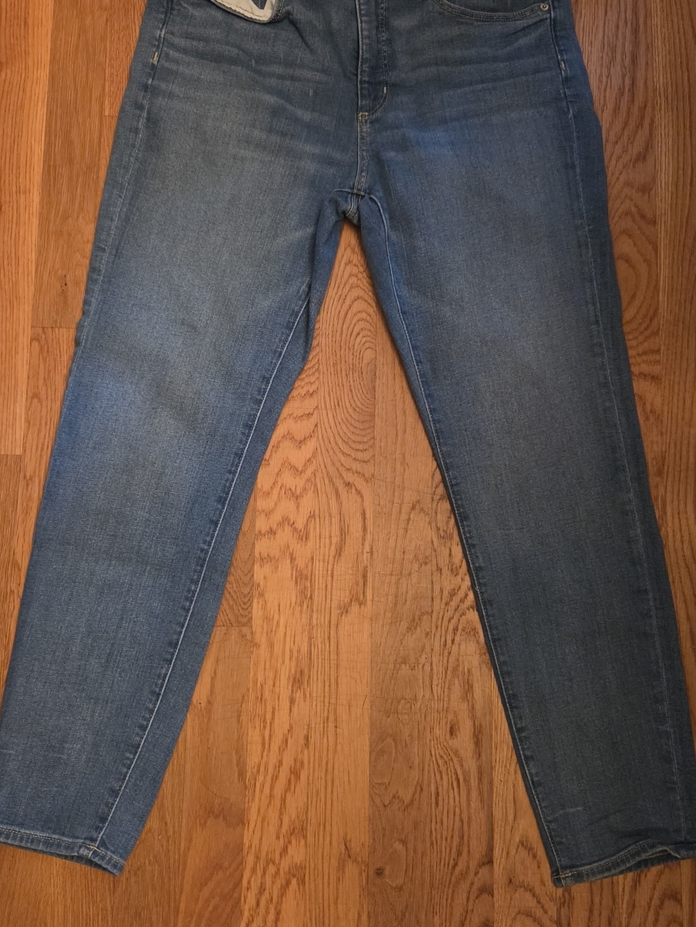 LOFT Mid-Blue Straight-Leg Women's Jeans